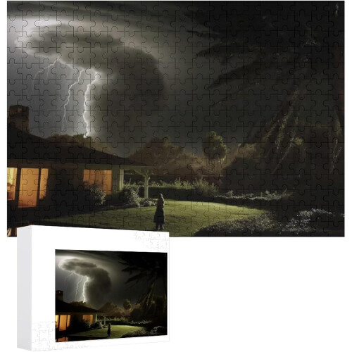 Storm Shelter Underground Παζλ 1000 Κομματιών, Μοναδική Δύσκολη Πρόκληση DIY Οικογενειακό Παιχνί
