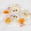 Taba Squishy Mini Food Kit 6 τεμαχίων με χαριτωμένα παιχνίδια ζουλήγματος και μπρελόκ 7