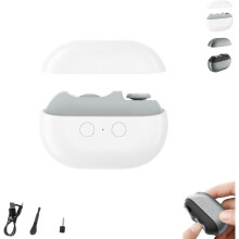 Negleklipper Easy Clip negletrimmer og polerer med LED-lys opbevaringsboks til seniorer hvid