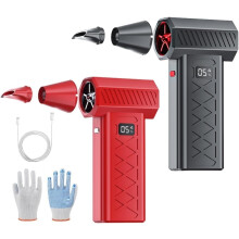 Neue handliche LED-Schneefräse mit Thermofunktion, kabellos, zwei Betriebsmodi für Fahrzeug, Haushalt und Tastatur, 2er-Pack