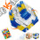 Cube labyrinthe à billes 3D, jeu de réflexion 3D, puzzle 3D, bleu 1