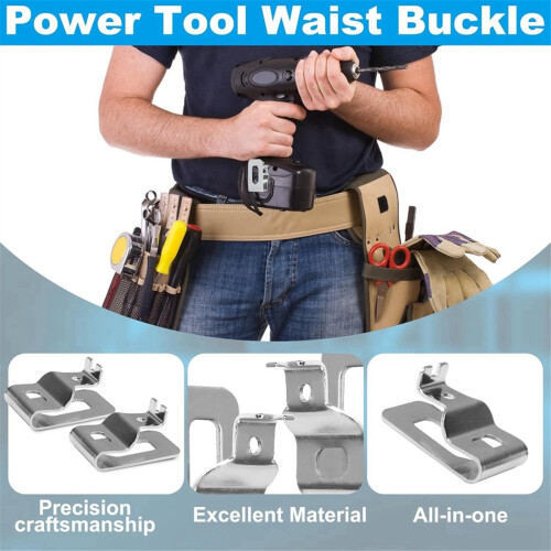 5pcs Resistance Electric Drill Belt Clip Replacement Hooks Tool Holder 2