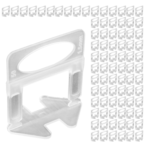 1000PCS Tile Leveling System Clips Spacers Laying Level 1.5mm Construc