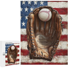 500-teiliges Baseball-Puzzle – Lustiges und lehrreiches Spiel für Jungen und Mädchen – Familienspiel