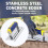 3 Pack Sainless Steel Concrete Tools Set, Flat Finishing Trowel Hand E 4