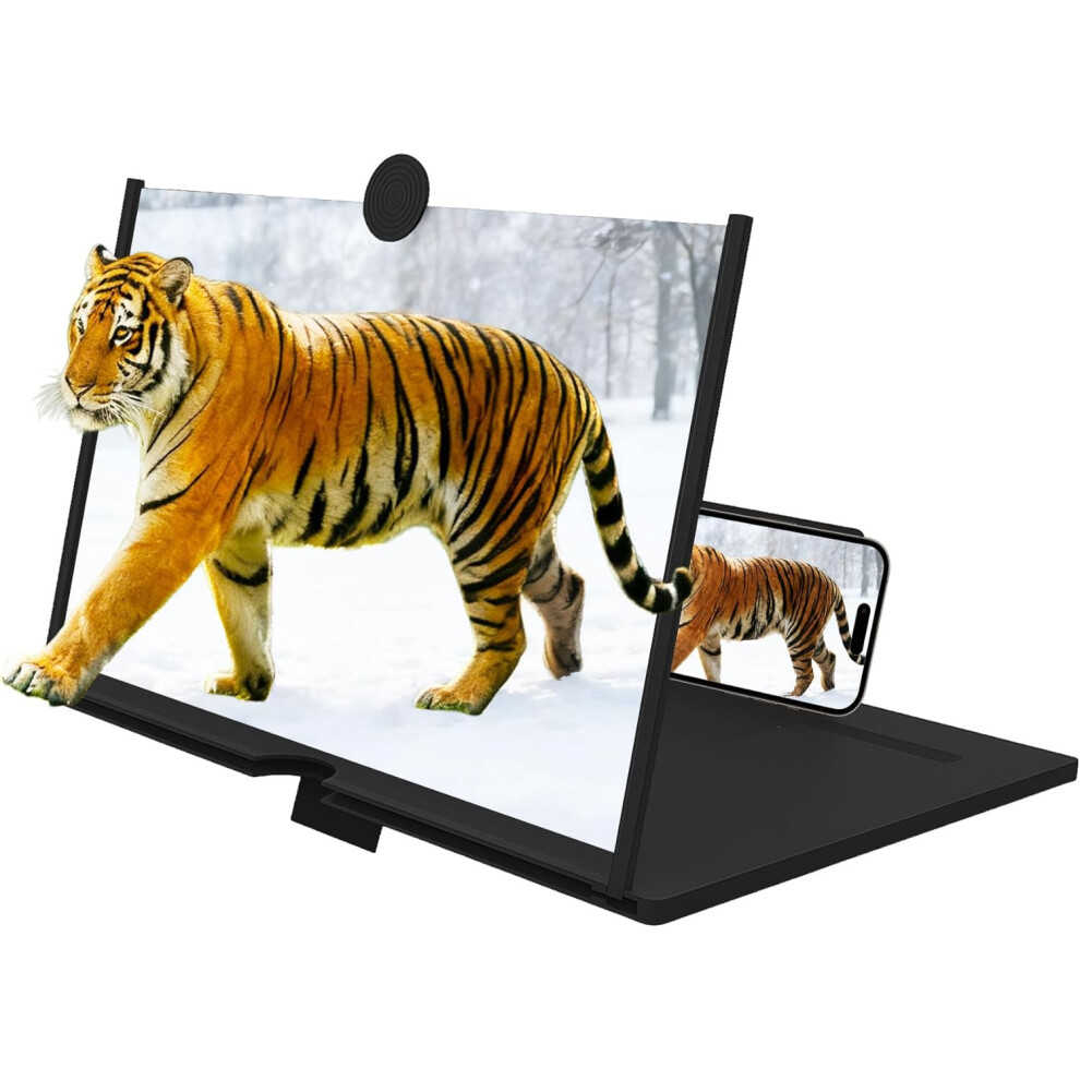 Oimg Upgraded Mobile Phone Screen Magnifier New 3D Hd Cell Phone Stand Amplifier