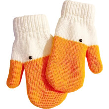 Grappige ganzenhandschoenen, winterhandschoenen met ganzenprint voor mannen en vrouwen, schattige dieren, thermisch en zacht.