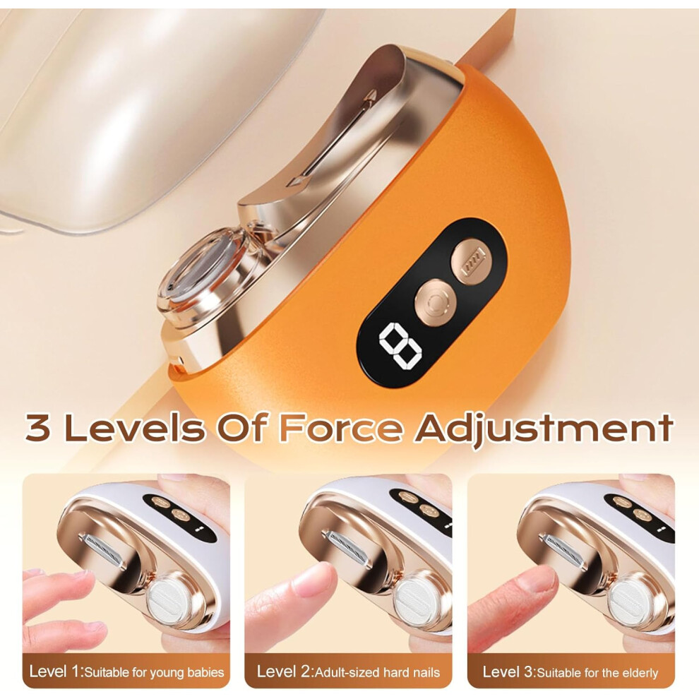 Coupe-ongles électrique Bébé Et Adulte – Lime Automatique LED Rechargeable - Équipement Bébé