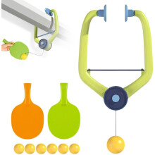 Verstellbares, tragbares Tischtennis-Trainingsset mit Schlägerbällen zum Aufhängen an der Tür