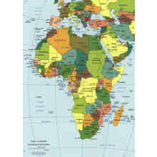 Afrikakarte von 2001, 500-teiliges Holzpuzzle, Puzzle für Erwachsene, Geburtstagsgeschenk & Familienunterhaltung