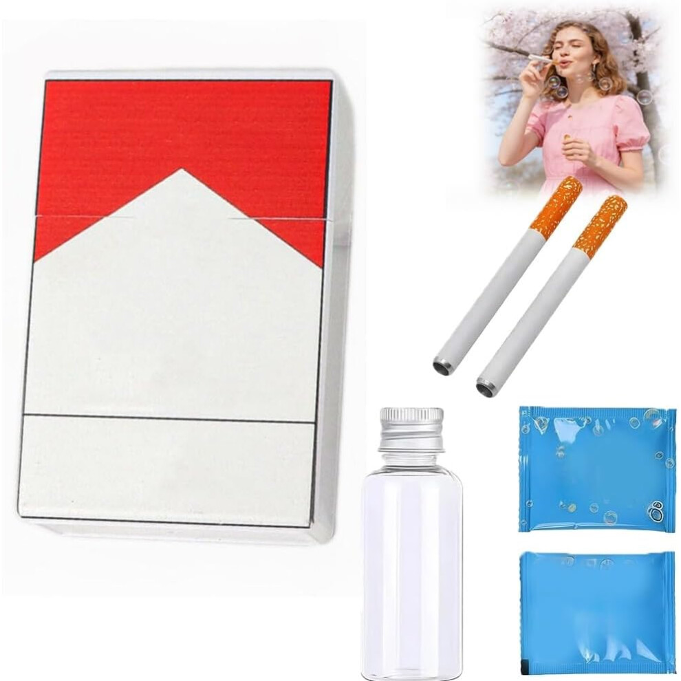 PudełKo Na Papierosy, Zabawka Do Baniek Mydlanych, Sztuczne BańKi, Dmuchawa Do Dymu, Prezent Relaksacyjny-image