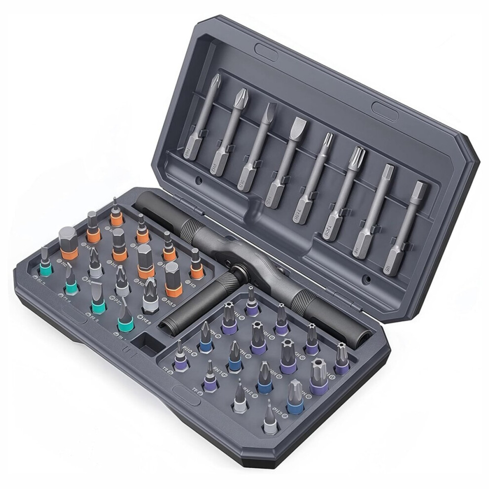 Ratchet Screwdriver Set,42-In-1 Magnetic Set With Disassemble Handle,M 4852494348122