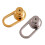 4Pcs Earring Backs Replacements U Shaped Metal Support for-Gold 2