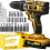 Wireless Lithium-Ion Drill Set Battery and Fast Charging 1