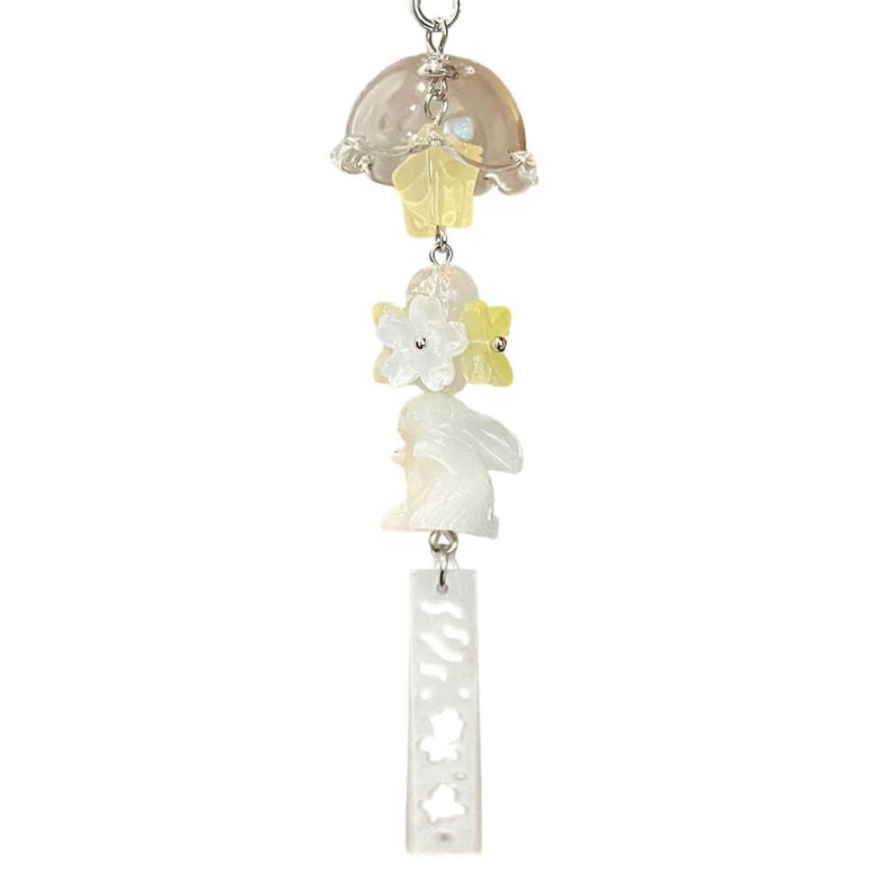 Adorable Rabbit Charm Keychain Charm Pendant For Cellphone 7696001143964