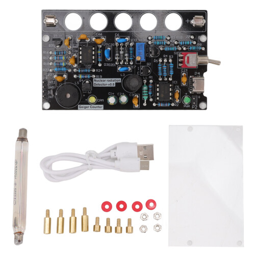 Πυρηνική οθόνη συμβατή με Arduino με ευαίσθητο σωλήνα Geiger, κιτ ανιχνευτή 1