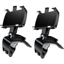 Supporto universale per telefono da cruscotto a 360 - Presa solida per smartphone da 4"~7" (2 pezzi)