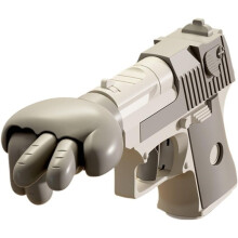 Jeu de pistolet jouet décompression Pierre-Feuille-Ciseaux, jeu de devinettes avec les doigts