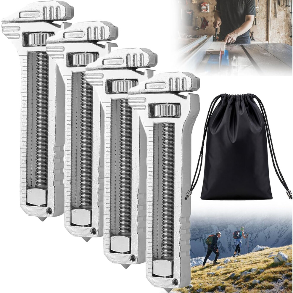 Compact Titanium Multitool Mini Alloy Wrench Adjustable Pocket Bottle Opener 3233223019475