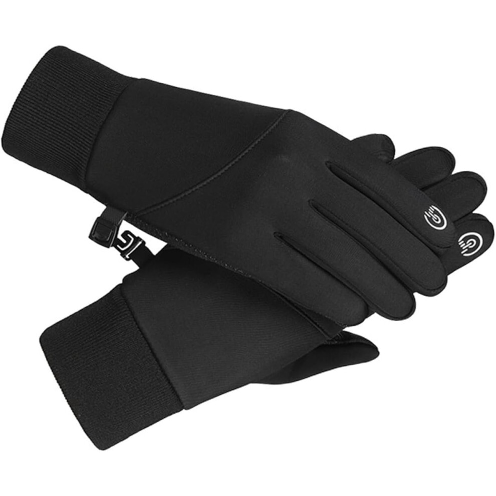 Guanti Invernali Touchscreen Da Uomo, Fodera In Pile, Antivento, Per Ciclismo, Sport All'aria Aperta