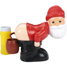 Scheetlatende Kerstman Bellenblaas Kerstman Speelgoed voor Binnen- en Buitenfeestjes van Kinderen