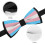 Γραβάτα με παπιγιόν Transgender Pride Flag, μεταξωτή casual γραβάτα για ρούχα και πάρτι 5