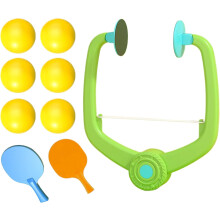 Verstelbare deurpongset met rackets en ballen, draagbaar, geschikt voor binnen, voor kinderen en tieners.