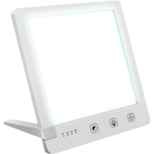 Lampada per terapia Lumo, LED senza raggi UV, luminosità regolabile, luce diurna e sveglia per ufficio domestico