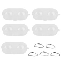 Protección de huevos sorprendente, portahuevos compacto con diseño anticolisión, bandeja para huevos de doble ranura de material PP apto para uso