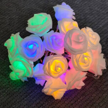 Wedding Party Lights, Decorative Fairy Lights For Battery Operated Flower Lights, Romantic Rose String Lights Illuminate Your Special Moments, Valenti