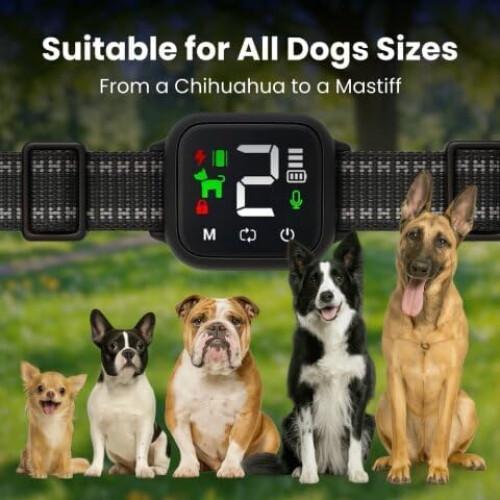 NooBark Anti-Bark Dog Collar Smart Bark Control 4 Modes 8 Sensitivity 2