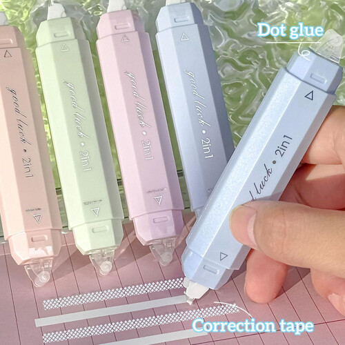 Double Sided Tape Pen Smooth Tape Roller Scrapbooking Journaling Gift Wrap 1