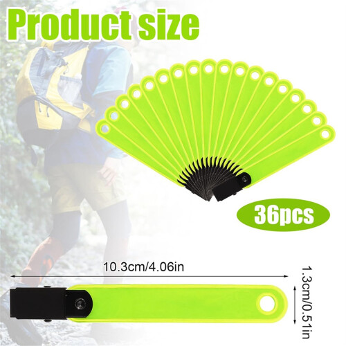 36pcs Double-Sided Reflective Trail Markers for Trees Marking Ribbon, 2