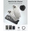 Supporto magnetico per telefono compatibile con Magsafe, supporto pieghevole per smartphone e tablet 4