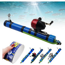 Canna da pesca con catapulta, esca portatile per catapulta, mulinello per fionda, asta per tiro, strumenti per la caccia