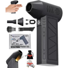 LED-Turbogebläse 2026 Upgrade 130000 U/min Mini-Schneefräse mit LED-Licht 2-in-1