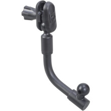 Braccio di estensione con giunto sferico da 17 mm per supporto per telefono da bocchetta dell'aria dell'auto - Asta rotante per supporto di navigazio