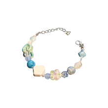 Multicolor Adjustable Beaded Bracelet Skin-Smiling face
