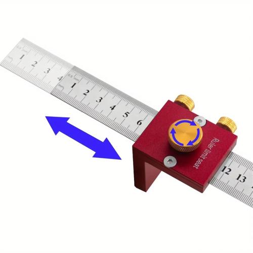 Steel Ruler Scribing Positioning Block,Aluminum Angle Scriber Line Mar 2
