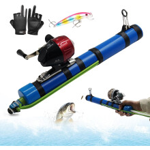 Canna da pesca con catapulta, canna da tiro professionale, lancia esche a lunga distanza, fionda