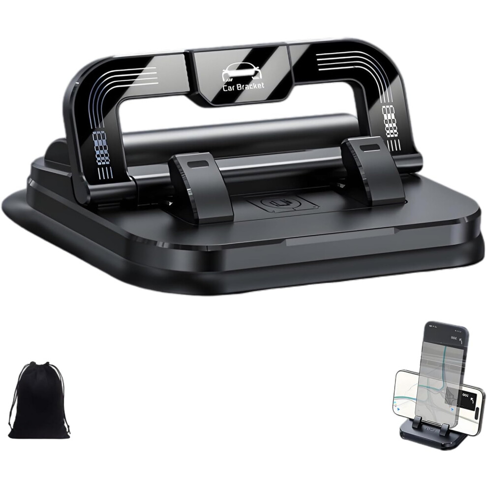 Universal Car Phone Holder With Reusable Suction Cup - 360 Rotation, Non-Slip Secure Grip 3233223045696
