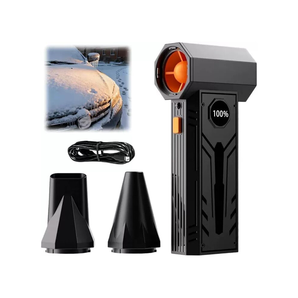 Upgraded 5000W Thermal Snow Blower, Portable For Car Windshield Defrost & Snow Removal, Black 3233223025056
