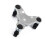 Heavy Load Carriers Triangular Base Furniture Roller-Silver 1