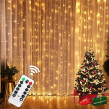 Enchanting Timer Led String Light, Decorative Fairy Lights For Indoor Outdoor Use, Warm White Micro Leds, Waterproof Light String, Perfect For Christm