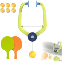 Tischtennisspiel zum Aufhängen an der Tür, verstellbares Türspiel mit Schlägern und Bällen, Spielspaß für drinnen