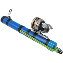 Fishing Catapult Rod Slingshot Reel Combo, 4 Sections Portable Travel Fishing Pole