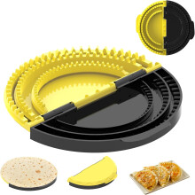 Tortilla Sealer 3v1 Quesadilla Maker, vyjímatelný Burrito Crimper na palačinky Tacos
