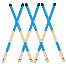Drum Brushes Set of 3 Wooden Handle Jazz Drum Sticks for Percussion Instruments Playing