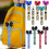 5Pieces Cheer Theme Keychain Set Backpack Accessories Pin Me-4 3