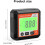 Digital Angle Gauge LCD Finder, Magnetic Level Tool Protractor Inclinometer Cube Backlit 7